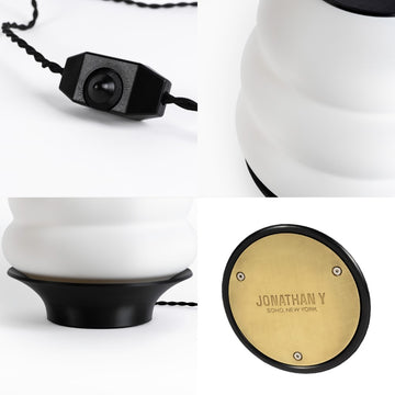 Honey Pot Minimalist Classic Plant-Based PLA 3D Printed Dimmable LED Table Lamp - JONATHAN Y